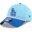 cepice-zaoblena-modra-nastavitelny-9twenty-4th-july-los-angeles-dodgers-mlb-new-era