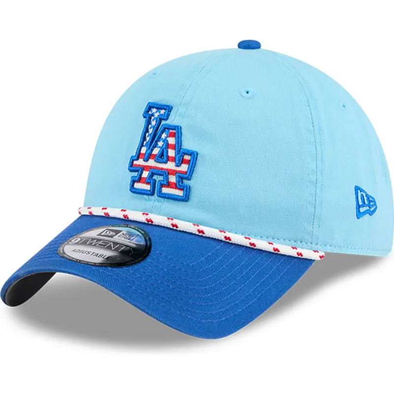 cepice-zaoblena-modra-nastavitelny-9twenty-4th-july-los-angeles-dodgers-mlb-new-era
