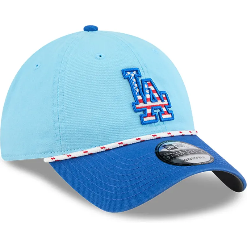 cepice-zaoblena-modra-nastavitelny-9twenty-4th-july-los-angeles-dodgers-mlb-new-era