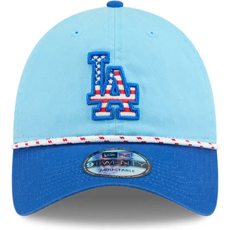 cepice-zaoblena-modra-nastavitelny-9twenty-4th-july-los-angeles-dodgers-mlb-new-era