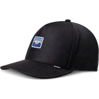 Schwarze Snapback-Cap mit gebogenem Schirm Mountain HFT Perfo von Djinns
