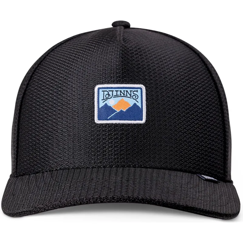 cepice-zaoblena-cerna-snapback-mountain-hft-perfo-djinns