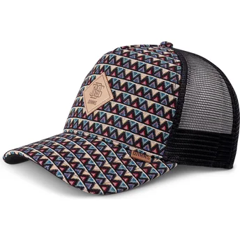 Čepice zaoblená žádné zvíře vícebarevná snapback HFT Colour Triangle Djinns