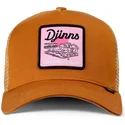 braune-trucker-kappe-do-nothing-club-hft-dnc-pool-von-djinns