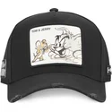 cepice-zaoblena-zadne-zvire-cerna-snapback-tom-taj-pct-looney-tunes-tom-a-jerry-looney-tunes-capslab