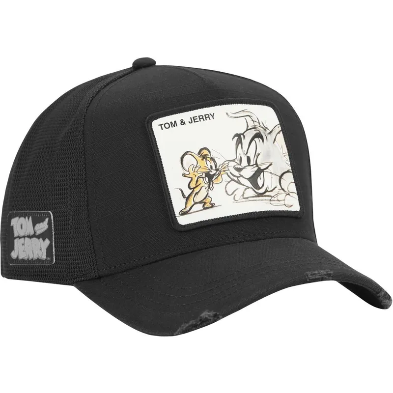 cap-zaoblena-black-snapback-tom-and-jerry-looney-tunes-capslab