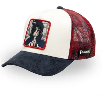 Multifarbene Trucker-Kappe Sasuke Uchiha SHA Naruto von Capslab