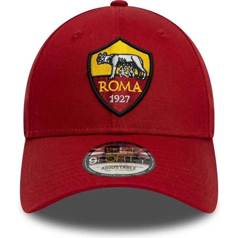 cepice-zaoblena-cervena-nastavitelny-9forty-core-associazione-sportiva-roma-serie-a-new-era