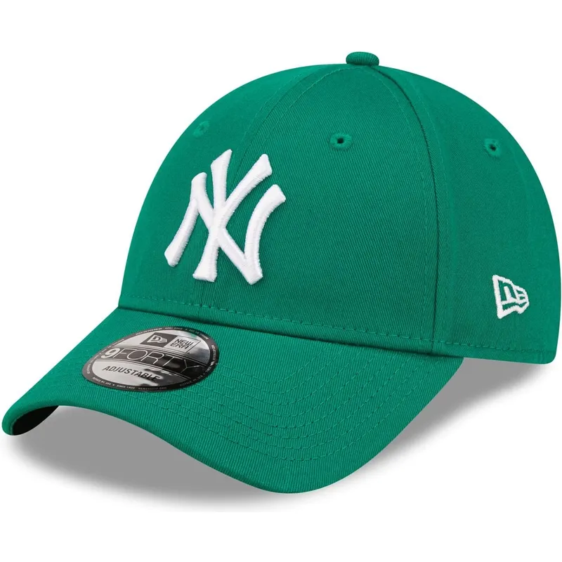 cepice-zaoblena-zelena-nastavitelny-9forty-league-essential-new-york-yankees-mlb-new-era