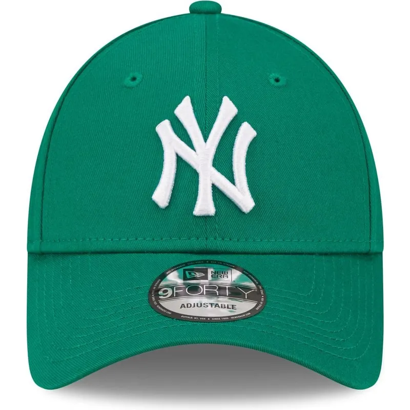 cepice-zaoblena-zelena-nastavitelny-9forty-league-essential-new-york-yankees-mlb-new-era