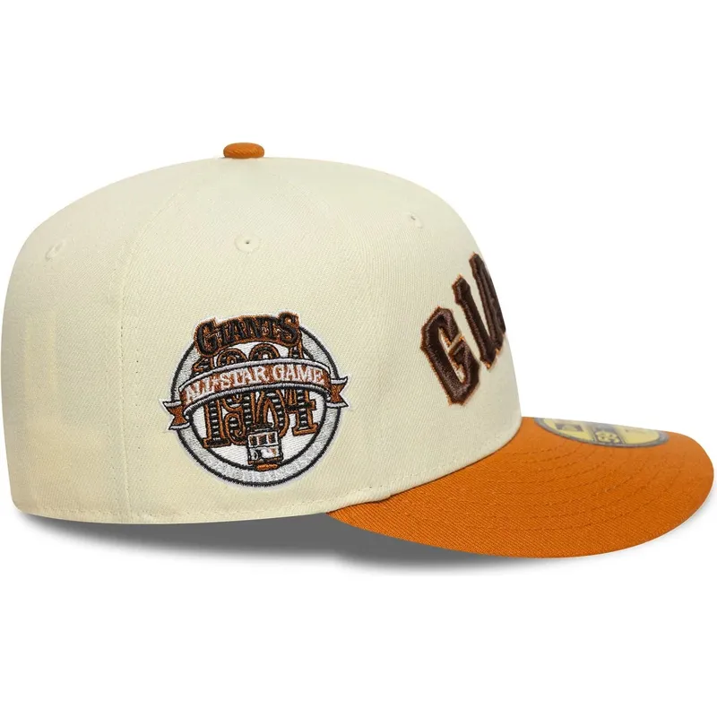 bojd-beige-och-orange-justerad-keps-59fifty-all-star-game-pin-san-francisco-giants-mlb-fran-new-era