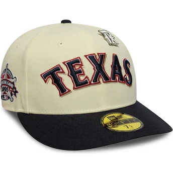 Cap zaoblená beige ajustada 59FIFTY All Star Game Pin Texas Rangers MLB New Era