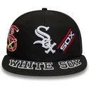 schwarze-angepasste-59fifty-all-over-flat-cap-der-chicago-white-sox-mlb-von-new-era