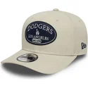 cepice-zaoblena-bezova-snapback-9seventy-stretch-snap-patch-los-angeles-dodgers-mlb-new-era