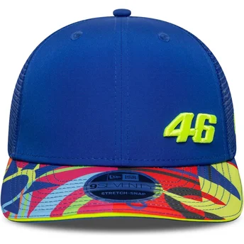 Blå kurvad keps snapback 9SEVENTY Stretch Snap Lifestyle Valentino Rossi VR46 MotoGP från New Era