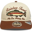 new-era-curved-brim-9fifty-retro-crown-outdoor-fishing-club-brown-adjustable-cap