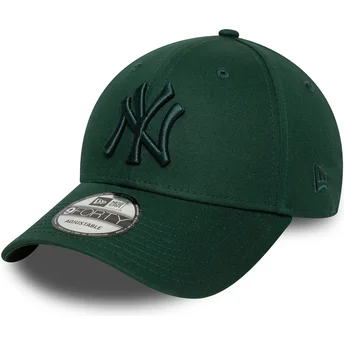 Gorra curva verde ajustable con logo verde 9FORTY League...