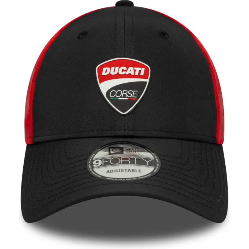 cepice-zaoblena-cerna-nastavitelny-9forty-ducati-motor-motogp-new-era