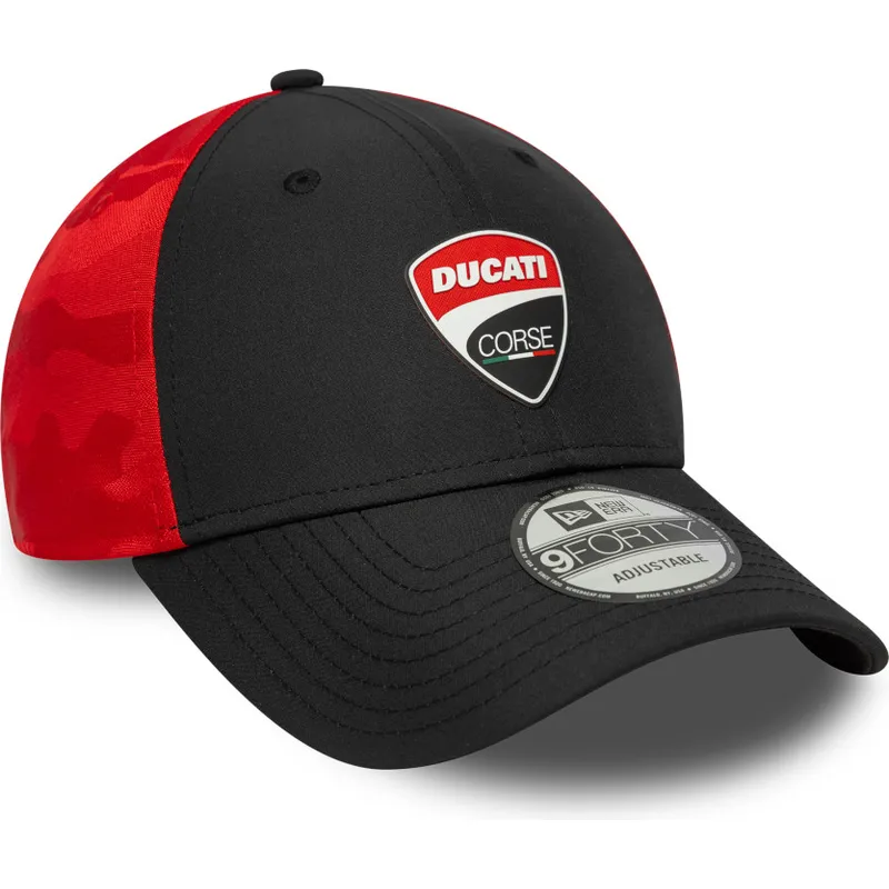cepice-zaoblena-cerna-nastavitelny-9forty-ducati-motor-motogp-new-era