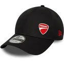 ducati-motor-motogp-new-era-9forty-flawless-schwarze-verstellbare-kappe-mit-gebogenem-schirm