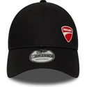 ducati-motor-motogp-new-era-9forty-flawless-schwarze-verstellbare-kappe-mit-gebogenem-schirm