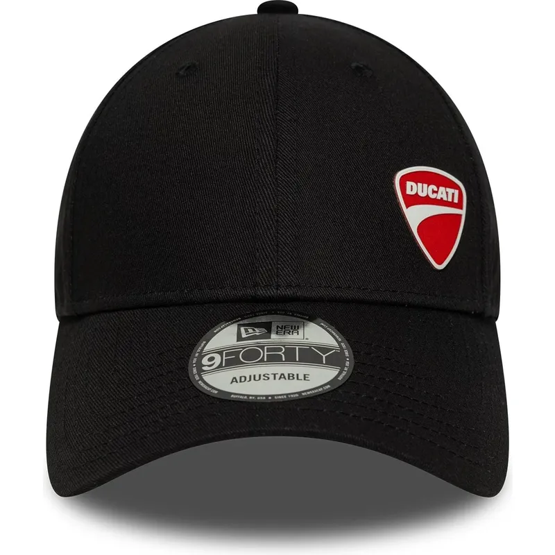 cepice-zaoblena-cerna-nastavitelny-9forty-flawless-ducati-motor-motogp-new-era
