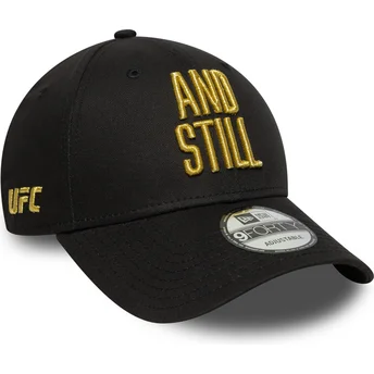 Verstellbare schwarze Curved Cap 9FORTY Metallic Champ der UFC Ultimate Fighting Championship And Still von New Era