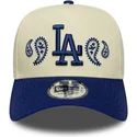 beige-und-blaues-snapback-a-frame-paisley-cap-der-los-angeles-dodgers-mlb-von-new-era