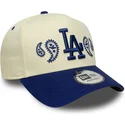 cepice-zaoblena-bezova-snapback-a-frame-paisley-los-angeles-dodgers-mlb-new-era