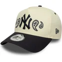 new-era-new-york-yankees-mlb-a-frame-paisley-snapback-kappe-in-beige-und-marineblau