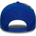 blaue-snapback-kappe-mit-gebogenem-schirm-9forty-fanwear-von-valentino-rossi-vr46-motogp-von-new-era