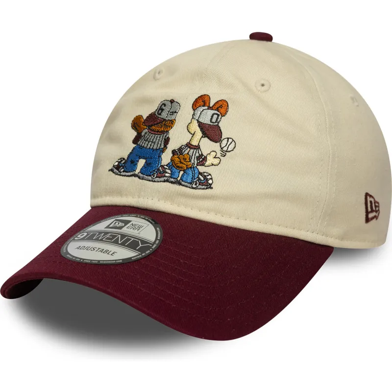 cepice-zaoblena-bezova-nastavitelny-9twenty-garfield-y-odie-new-era
