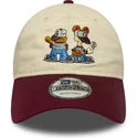 cepice-zaoblena-bezova-nastavitelny-9twenty-garfield-y-odie-new-era