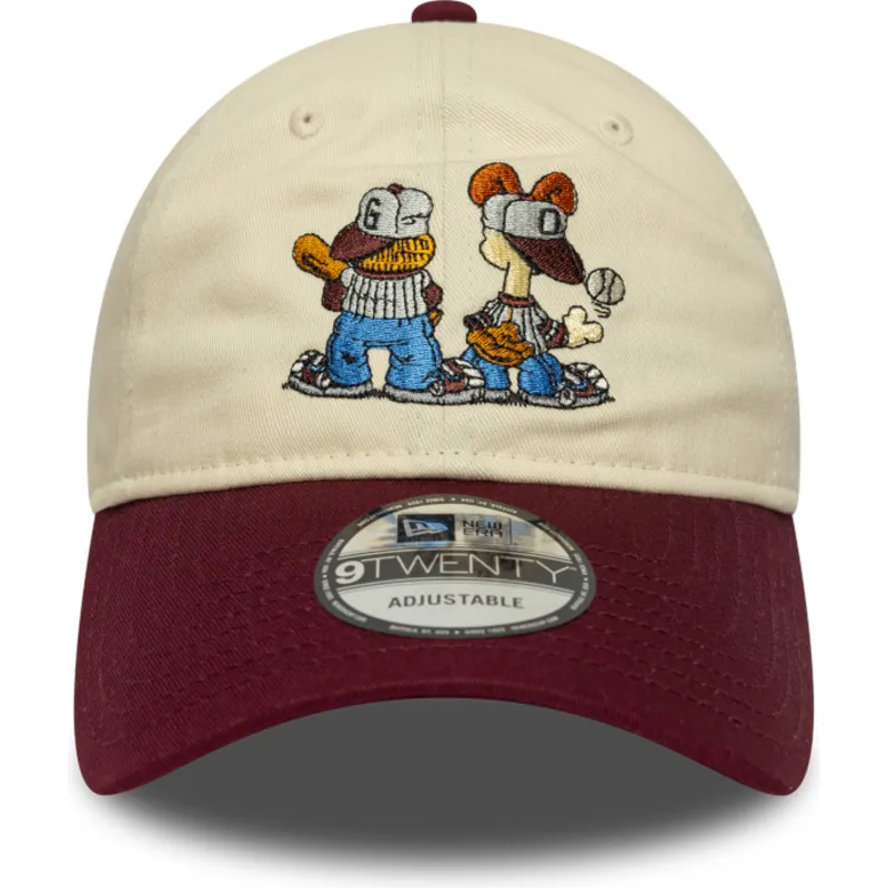 cepice-zaoblena-bezova-nastavitelny-9twenty-garfield-y-odie-new-era