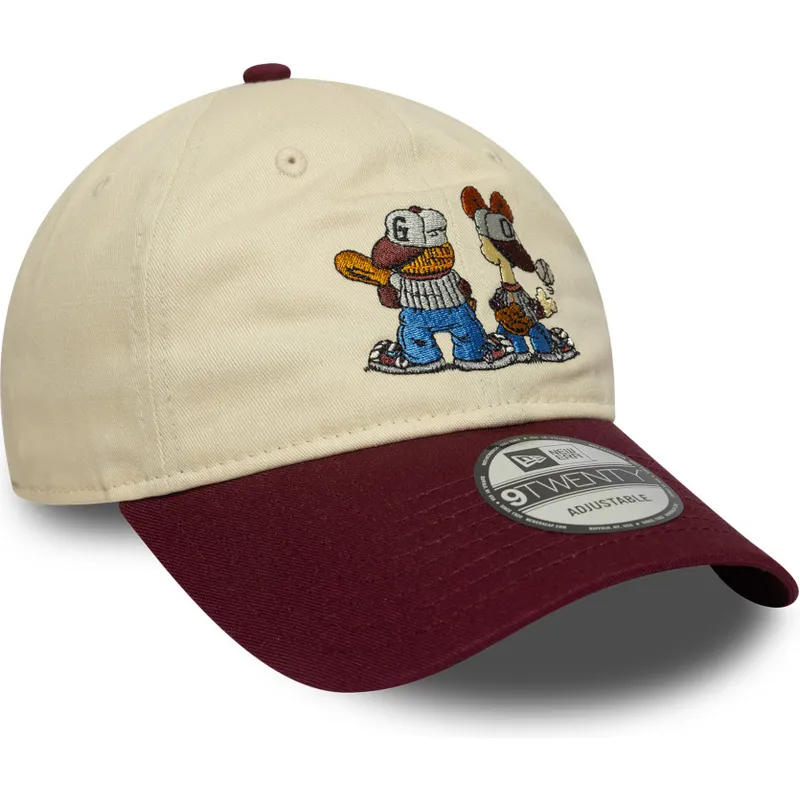 cepice-zaoblena-bezova-nastavitelny-9twenty-garfield-y-odie-new-era