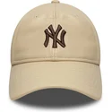 cepice-zaoblena-bezova-nastavitelny-9twenty-leather-new-york-yankees-mlb-new-era