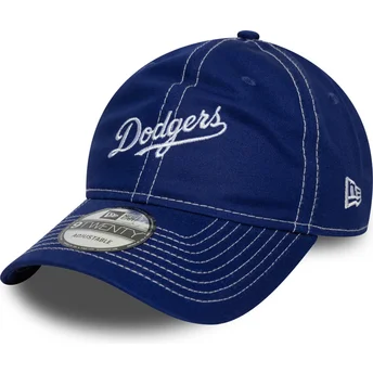 Cap zaoblená blue adjustable strap 9TWENTY Contrast Stitch Los Angeles Dodgers MLB New Era