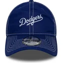 los-angeles-dodgers-mlb-new-era-9twenty-kontrastnaht-verstellbare-blaue-kappe