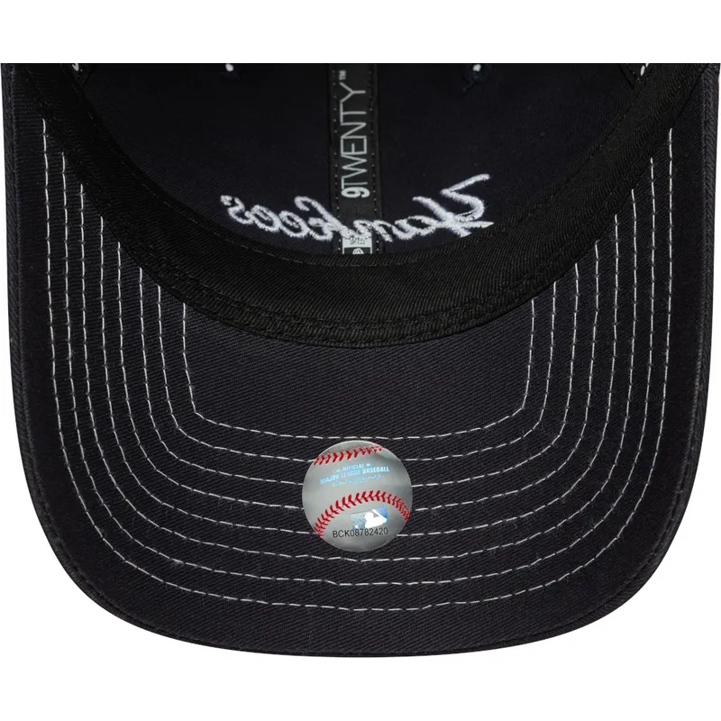cap-zaoblena-navy-blue-adjustable-strap-9twenty-contrast-stitch-new-york-yankees-mlb-new-era