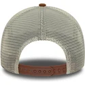 new-era-braune-trucker-kappe-a-frame-suede-oval-patch