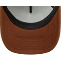 new-era-braune-trucker-kappe-a-frame-suede-oval-patch