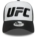 weiss-schwarze-gebogene-kappe-a-frame-core-der-ufc-ultimate-fighting-championship-von-new-era