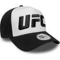 weiss-schwarze-gebogene-kappe-a-frame-core-der-ufc-ultimate-fighting-championship-von-new-era
