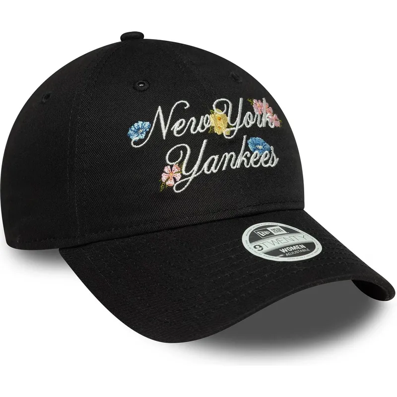 cepice-zaoblena-cerna-nastavitelny-9forty-floral-script-new-york-yankees-mlb-new-era