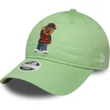 9twenty-bear-verstellbare-hellgrune-damen-cap-mit-gebogenem-schirm-von-ac-milan-serie-a-von-new-era