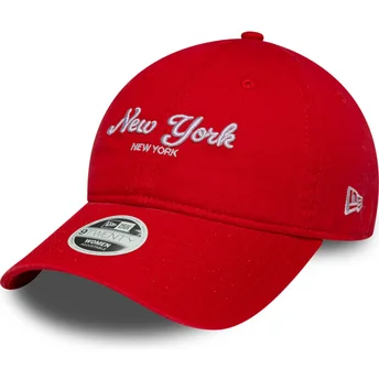Čepice zaoblená oranžová nastavitelný 9TWENTY City New York New Era
