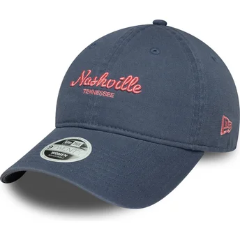 Čepice zaoblená modrá nastavitelný pásek 9TWENTY City Nashville New Era