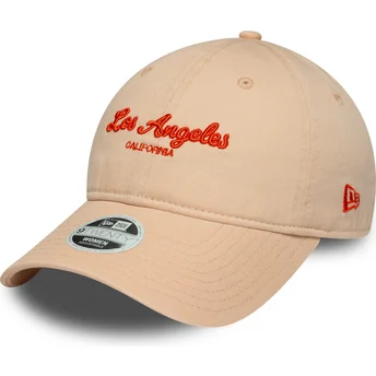 Rosa justerbar kurvkeps för kvinnor 9TWENTY City of Los Angeles från New Era