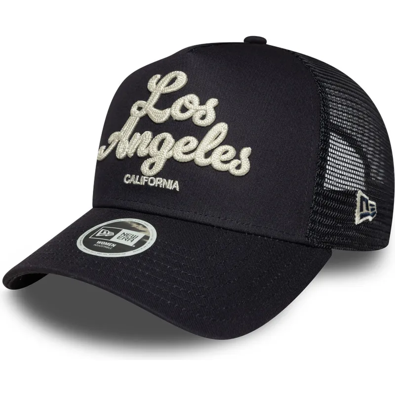 new-era-damen-trucker-cap-marineblau-a-frame-city-los-angeles
