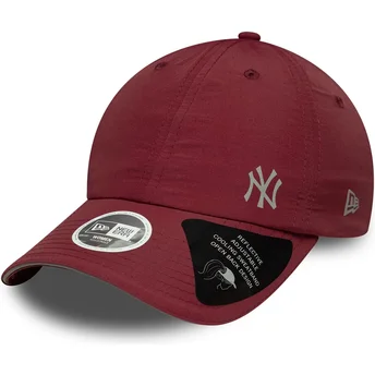 Čepice zaoblená červená nastavitelný Open Back Flawless New York Yankees MLB New Era